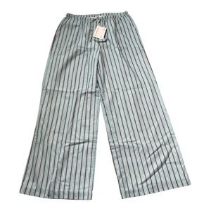 NWT Peppermayo Fresh Face Linen Pant in Coastal Stripe Size 10